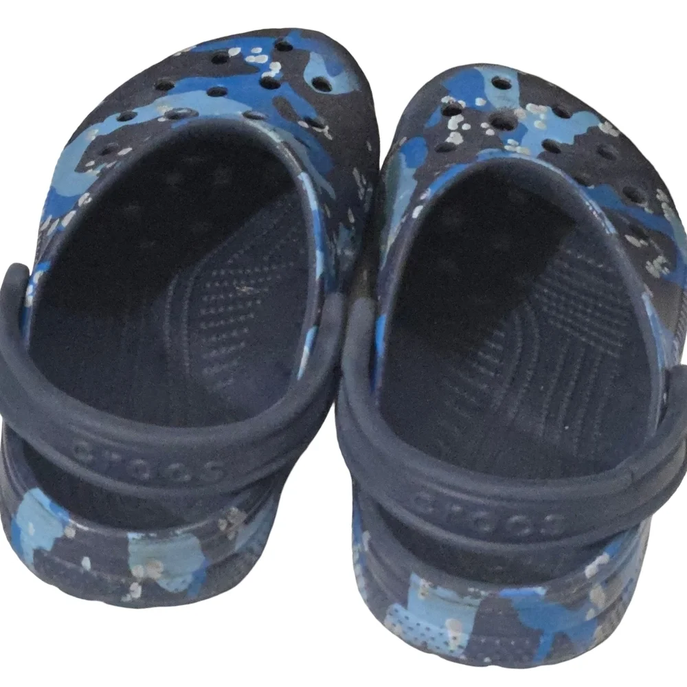 Crocs Kids Blue Camo CROCS  Size 5